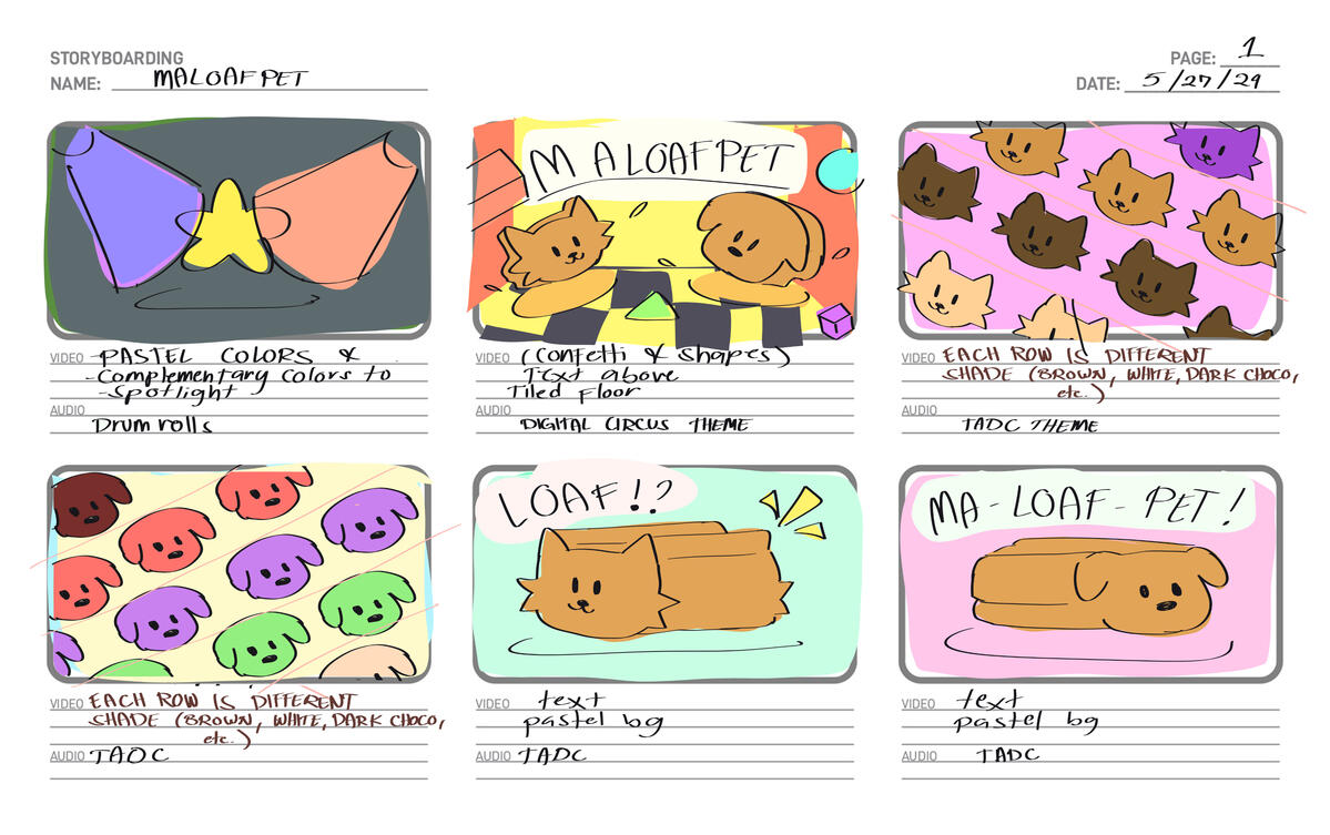 Maloafpet Storyboard