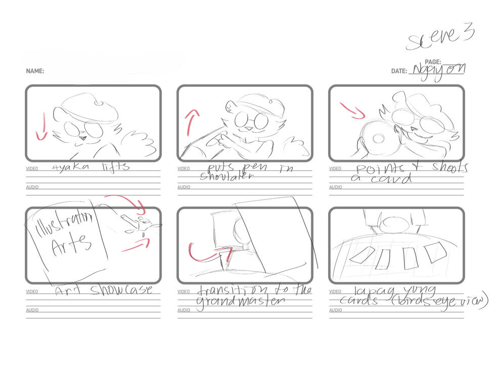 Storyboard for group Project