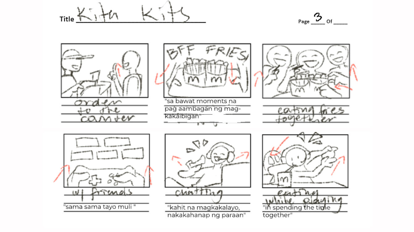 Commercial Storyboard