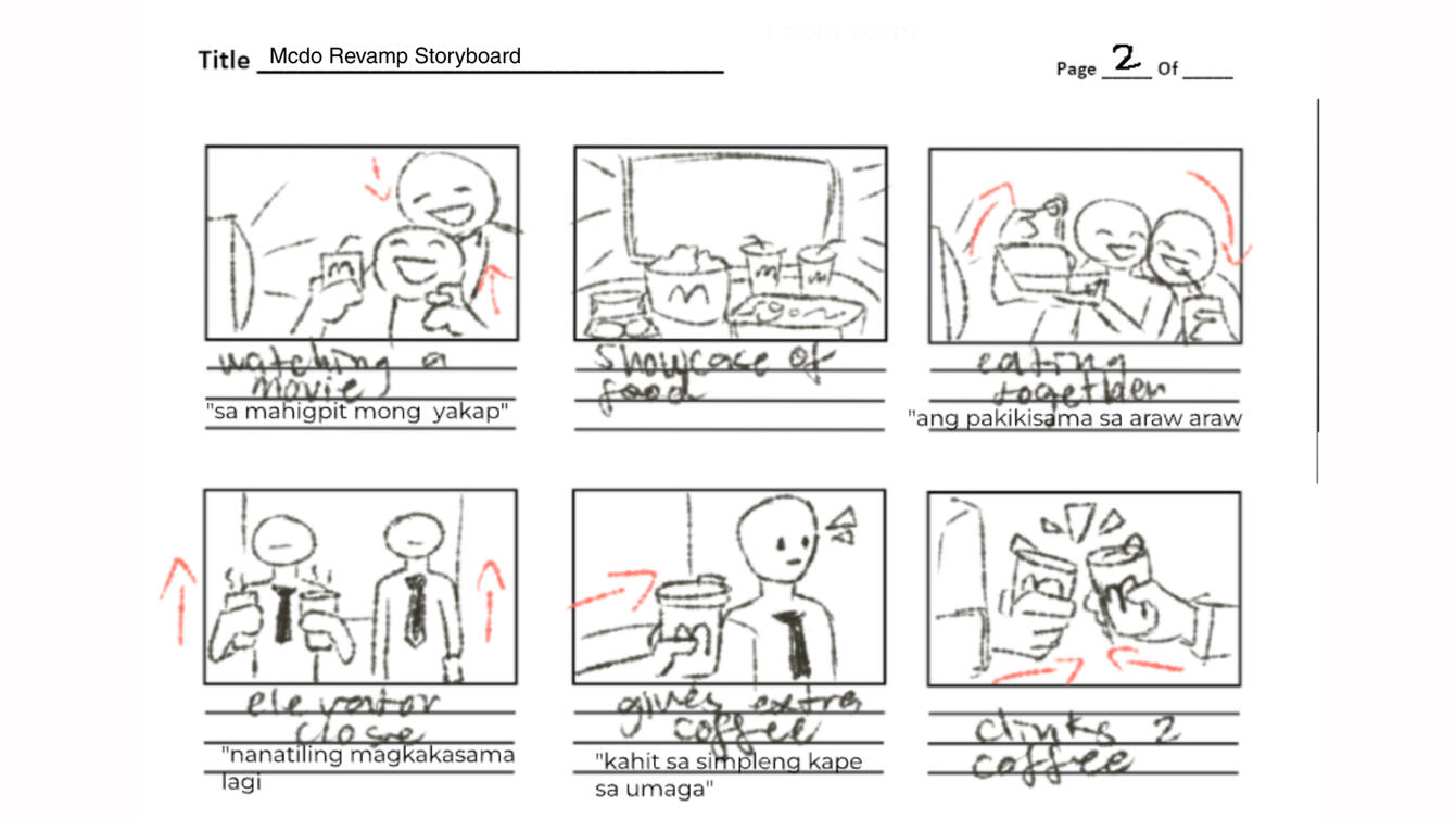 Commercial Storyboard