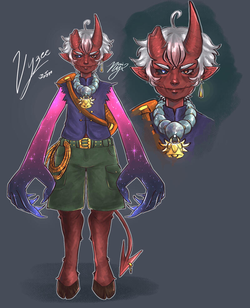 Dungeons and Dragon Original Character Design Made in Clip Studio Paint EX 1609x2000px Canvas 300dpi