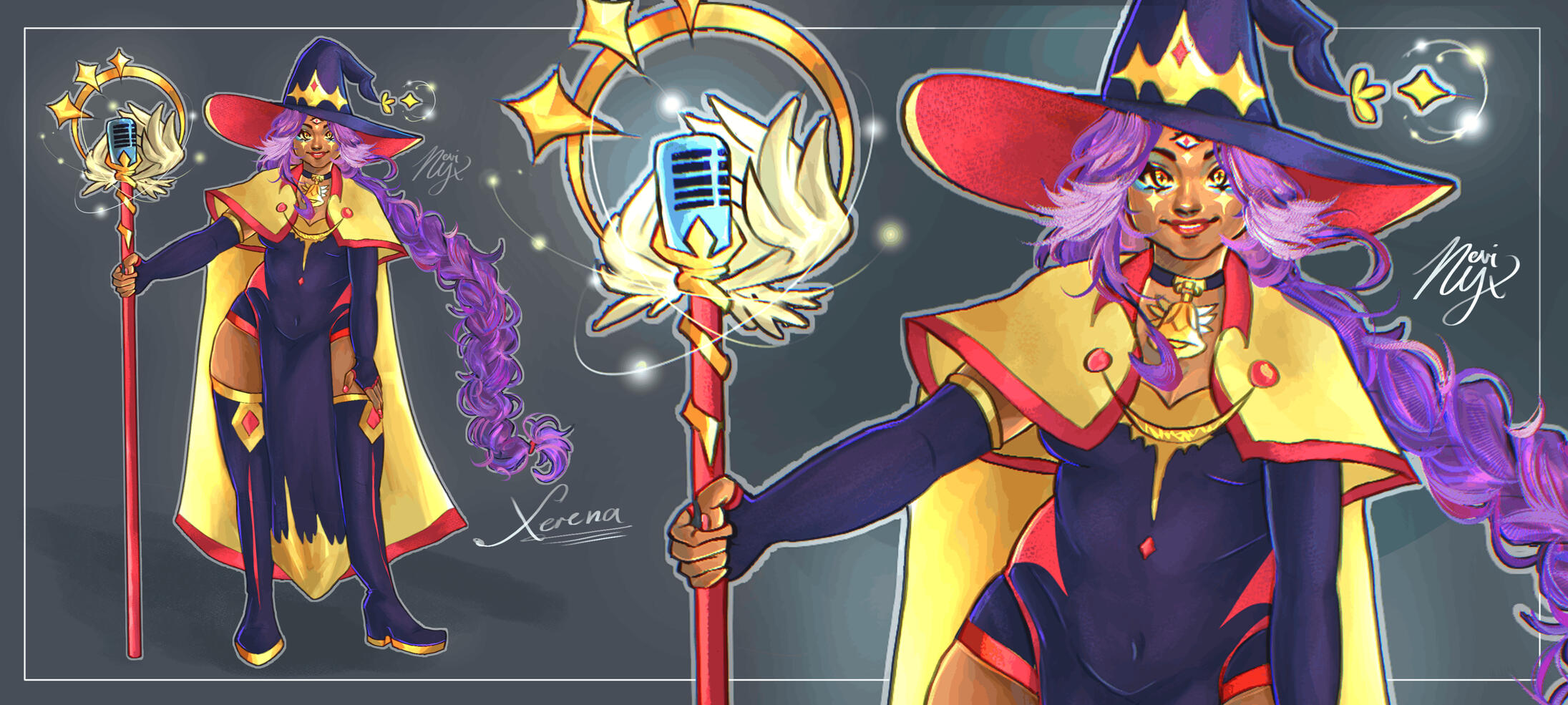 Dungeons and Dragon Original Character Design Made in Clip Studio Paint EX 4000x1800px Canvas 300dpi
